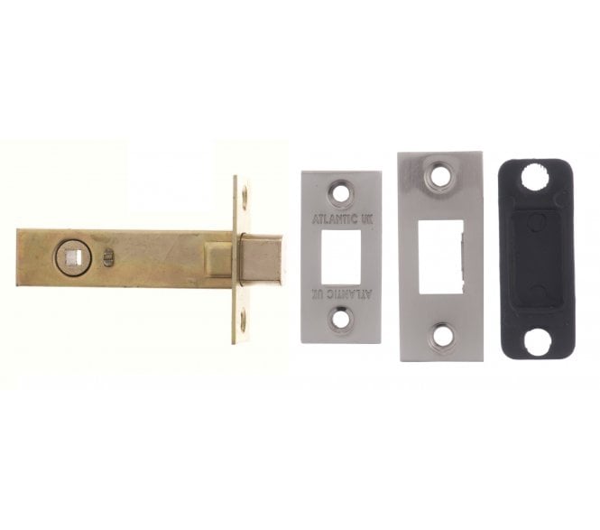 Atlantic Tubular Bathroom Deadbolts - Satin Nickel