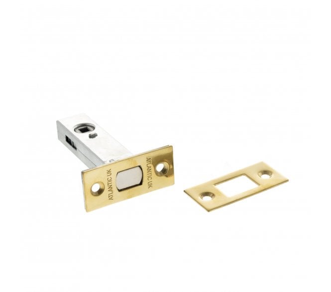 Atlantic Tubular Bathroom Deadbolts - Unlacquered Brass