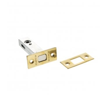 Atlantic Tubular Bathroom Deadbolts - Unlacquered Brass