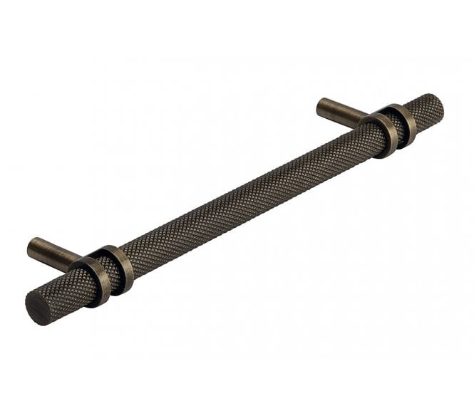 Barchester Ringed / Knurled Cabinet Pull Handles - Antique Bronze
