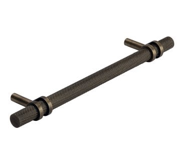Barchester Ringed / Knurled Cabinet Pull Handles - Antique Bronze