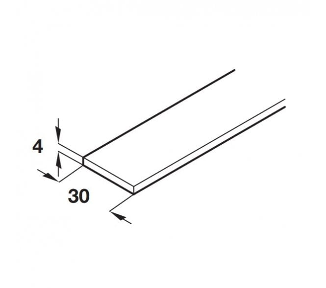 Bottom Running Strip Only (for Slido 80-M Floating Sliding Door)