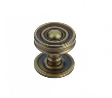 Burington BUR111 Bloomsbury Cabinet Knob - Antique Brass