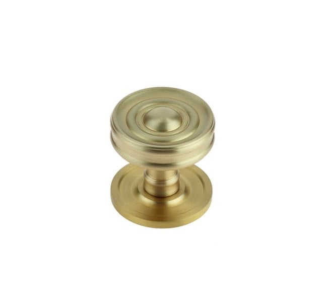 Burington BUR111 Bloomsbury Cabinet Knob - Satin Brass