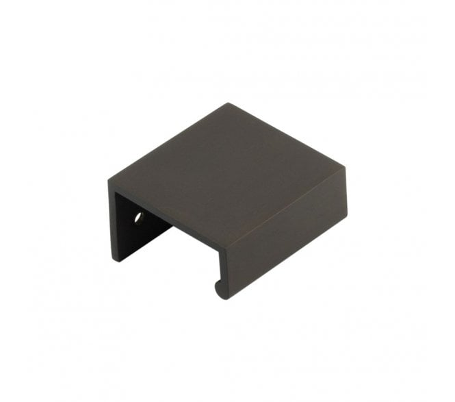 Burlington Angled Cabinet Edge Pulls - Dark Bronze