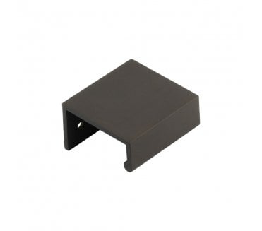Burlington Angled Cabinet Edge Pulls - Dark Bronze
