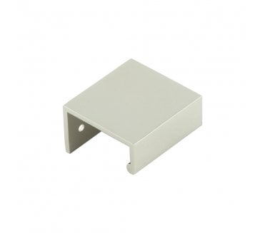 Burlington Angled Cabinet Edge Pulls - Polished Nickel