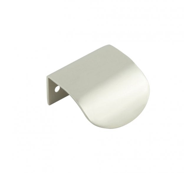 Burlington Arched Cabinet Edge Pulls - Polished Nickel