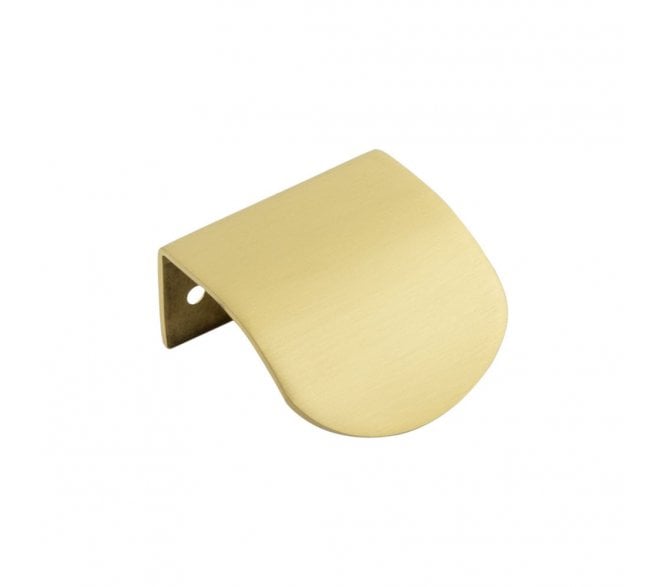 Burlington Arched Cabinet Edge Pulls - Satin Brass