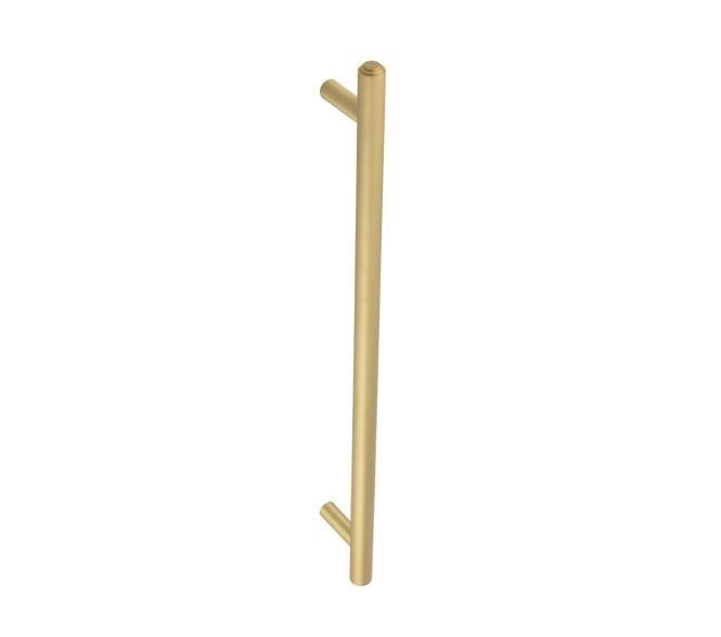 Burlington BUR1000 Belgrave Pull Handle - Bolt Through - 425mm c/c - Satin Brass