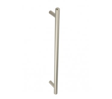 Burlington BUR1000 Belgrave Pull Handle - Bolt Through - 425mm c/c - Satin Nickel