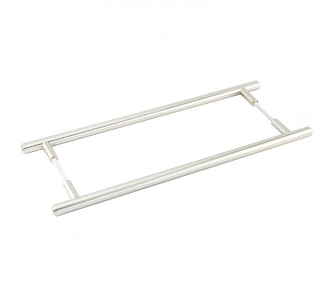Burlington BUR1000B2B Belgrave Pull Handles - Back to Back - 425mm c/c - Satin Nickel