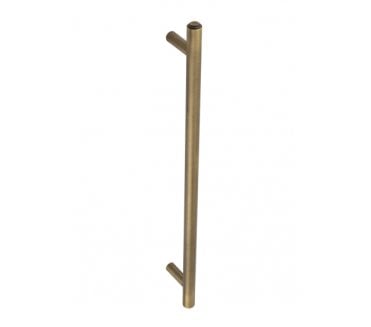 Burlington BUR1000FF Belgrave Pull Handle - Face Fix - 425mm c/c - Antique Brass