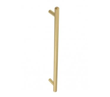 Burlington BUR1000FF Belgrave Pull Handle - Face Fix - 425mm c/c - Satin Brass