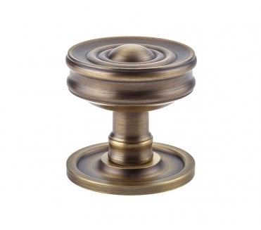 Burlington BUR101 Bloomsbury Large Mortice Door Knob - Antique Brass