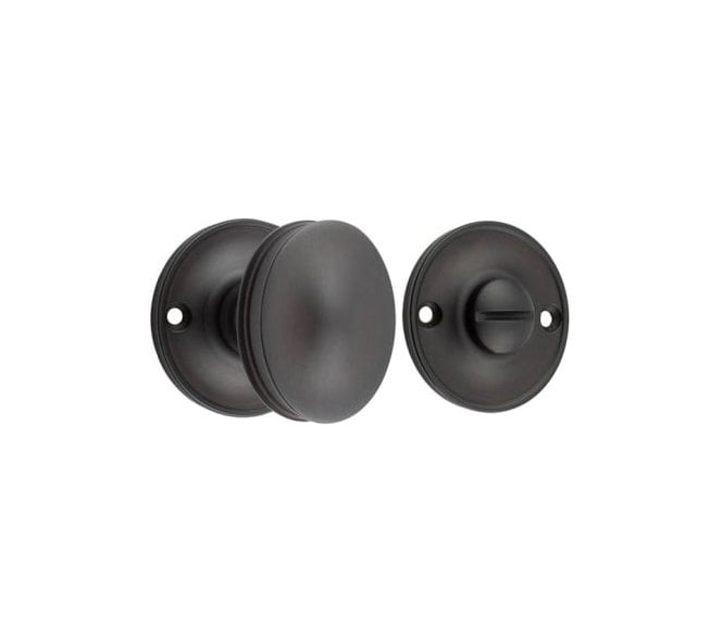 Burlington BUR120 Bathroom Turn & Release - Dark Bronze