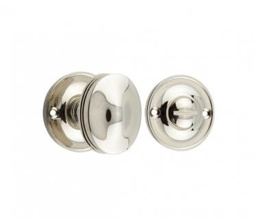 Burlington BUR120 Bathroom Turn & Release - Polished Nickel