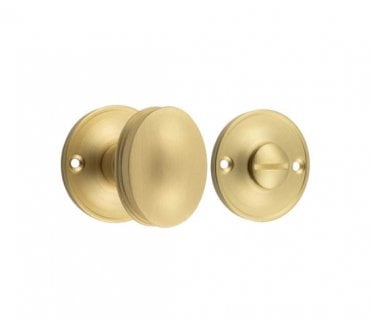 Burlington BUR120 Bathroom Turn & Release - Satin Brass