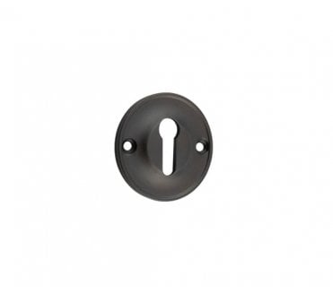 Burlington BUR121 Standard Keyhole Escutcheon - Dark Bronze