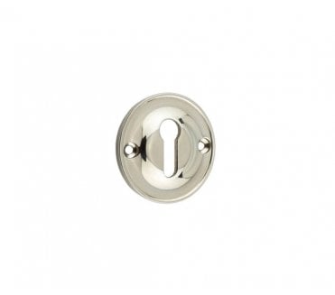 Burlington BUR121 Standard Keyhole Escutcheon - Polished Nickel
