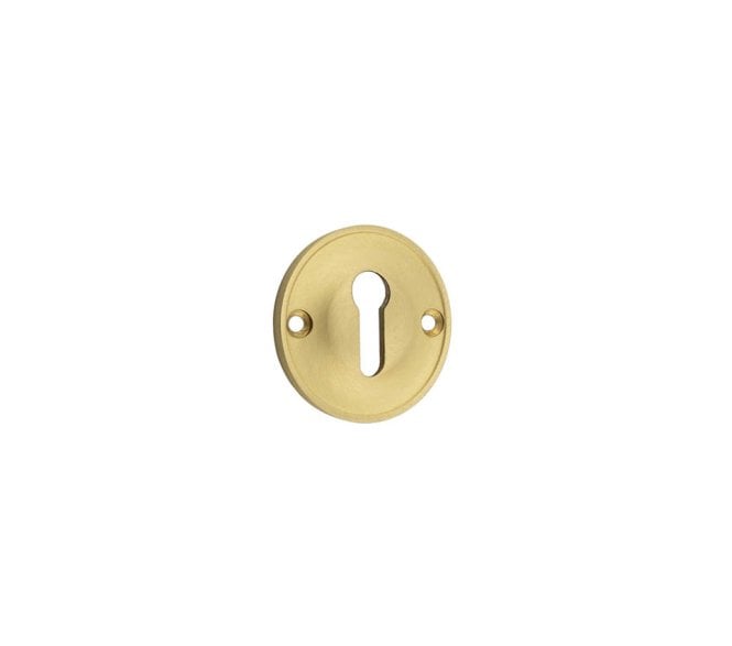 Burlington BUR121 Standard Keyhole Escutcheon - Satin Brass
