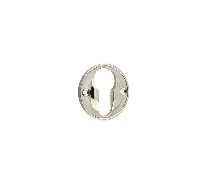 Burlington BUR122 Euro Profile Escutcheon - Polished Nickel