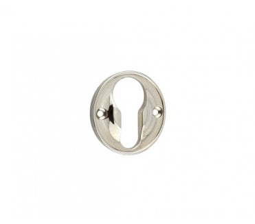 Burlington BUR122 Euro Profile Escutcheon - Polished Nickel