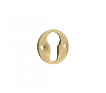Burlington BUR122 Euro Profile Escutcheon - Satin Brass