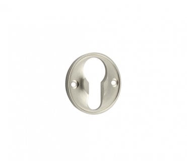 Burlington BUR122 Euro Profile Escutcheon - Satin Nickel