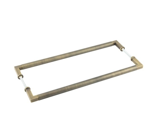 Burlington BUR130B2B Westminster Pull Handles - Back-to-Back - 425mm c/c - Antique Brass