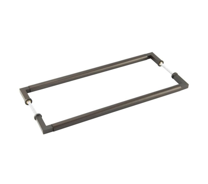 Burlington BUR130B2B Westminster Pull Handles - Back-to-Back - 425mm c/c - Dark Bronze