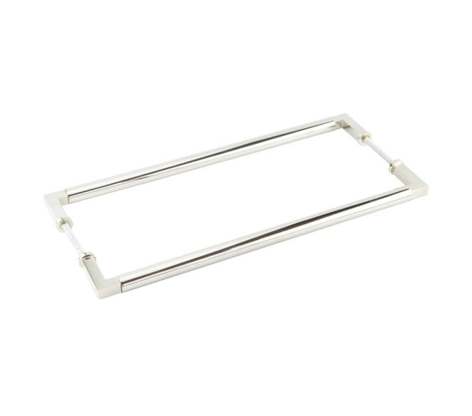 Burlington BUR130B2B Westminster Pull Handles - Back-to-Back - 425mm c/c - Polished Nickel