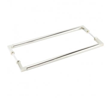 Burlington BUR130B2B Westminster Pull Handles - Back-to-Back - 425mm c/c - Polished Nickel