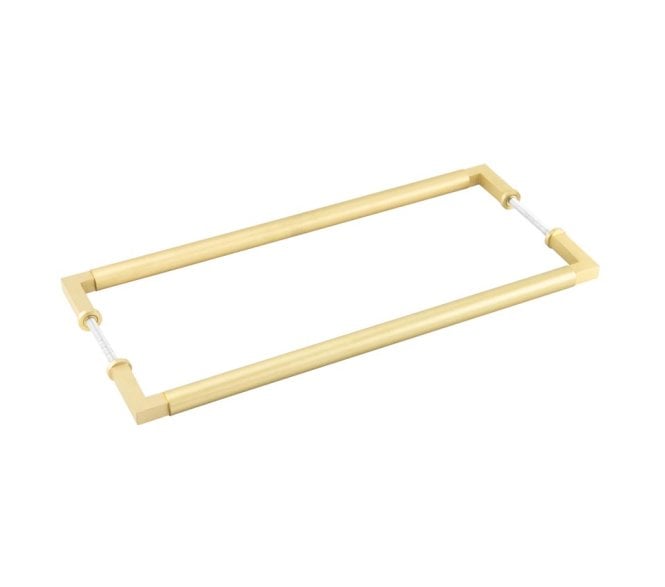 Burlington BUR130B2B Westminster Pull Handles - Back-to-Back - 425mm c/c - Satin Brass