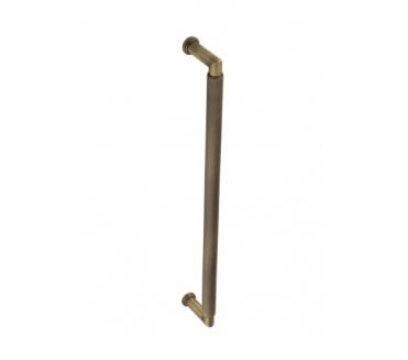 Burlington BUR140 Piccadilly Pull Handle - Rear Fix - 425mm c/c - Antique Brass