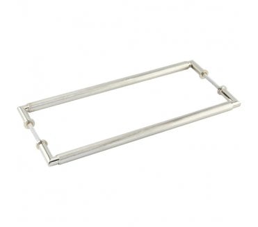 Burlington BUR140B2B Piccadilly Pull Handles - Back-to-Back - 425mm c/c - Polished Nickel