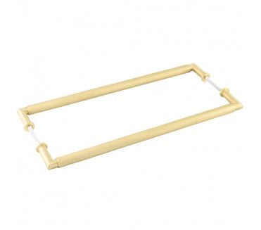 Burlington BUR140B2B Piccadilly Pull Handles - Back-to-Back - 425mm c/c - Satin Brass