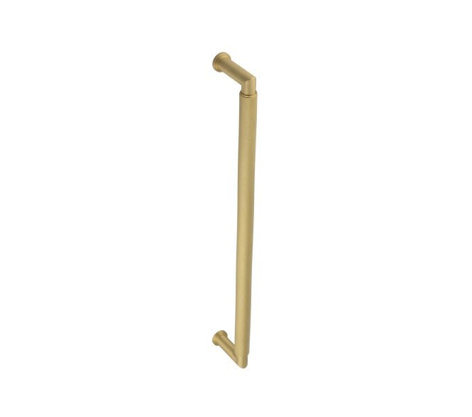 Burlington BUR140FF Piccadilly Pull Handle - Face Fix - 425mm c/c - Satin Brass