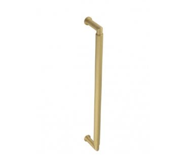 Burlington BUR140FF Piccadilly Pull Handle - Face Fix - 425mm c/c - Satin Brass