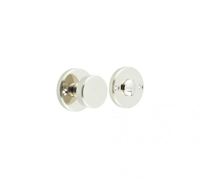Burlington BUR180 Knurled Bathroom Turn & Release - Polished Nickel