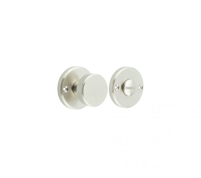 Burlington BUR180 Knurled Bathroom Turn & Release - Satin Nickel