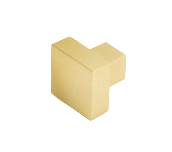 Burlington BUR201 Trafalgar Square Cabinet Knob - Satin Brass