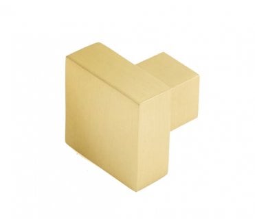 Burlington BUR201 Trafalgar Square Cabinet Knob - Satin Brass