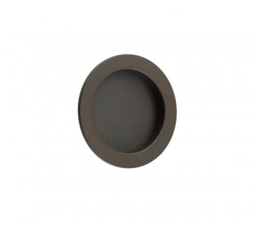 Burlington BUR215 Circular Sliding Flush Pull - Dark Bronze