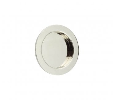 Burlington BUR215 Circular Sliding Flush Pull - Polished Nickel