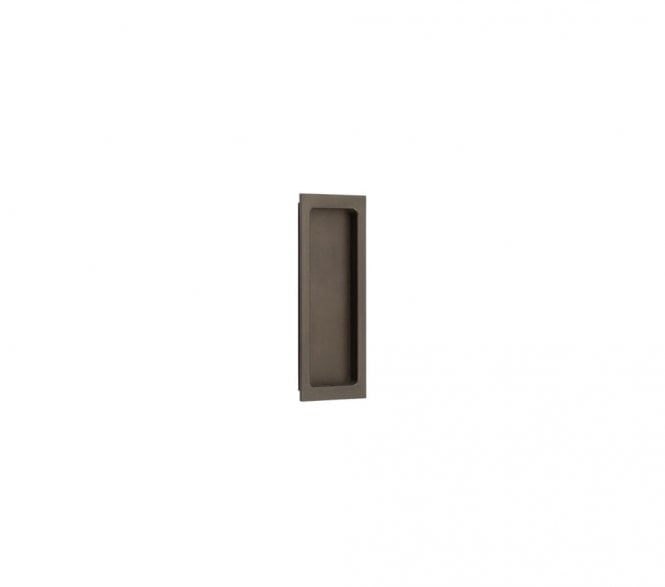 Burlington BUR225 Rectangular Sliding Flush Pull - Dark Bronze