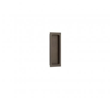 Burlington BUR225 Rectangular Sliding Flush Pull - Dark Bronze