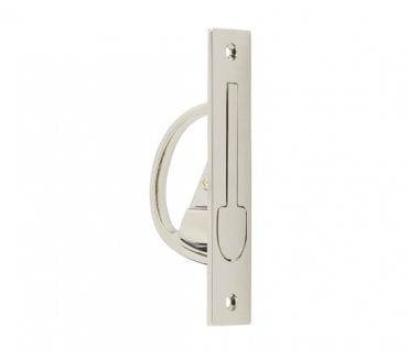 Burlington BUR280 Pocket Door Gravity Edge Pull - Polished Nickel