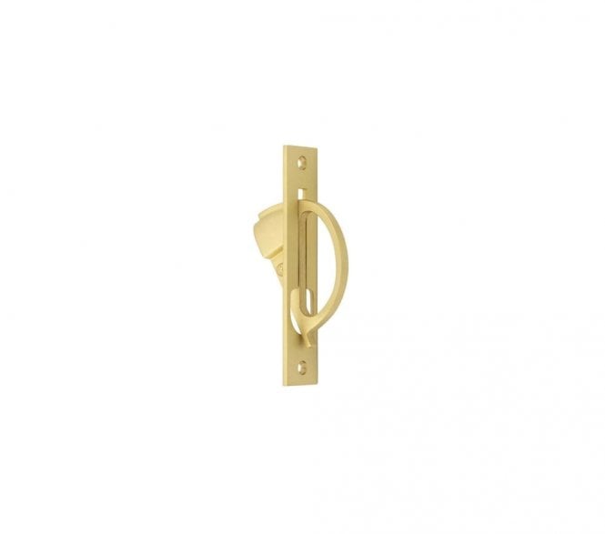 Burlington BUR280 Pocket Door Gravity Edge Pull - Satin Brass