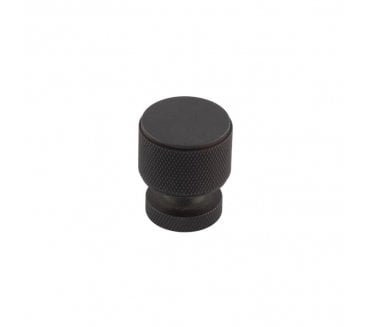 Burlington BUR400 Piccadilly Knurled Cabinet Knob - Dark Bronze